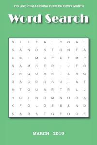 Word Search: March, 2019