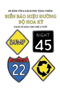 Sách tô màu cho trẻ 2 tuổi (Biển báo hiệu đường bộ Hoa Kỳ)
