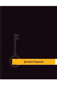 Garment Inspector Work Log: Work Journal, Work Diary, Log - 131 pages, 8.5 x 11 inches