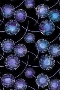 Bullet Journal Notebook Watercolor Dandelions Pattern 1