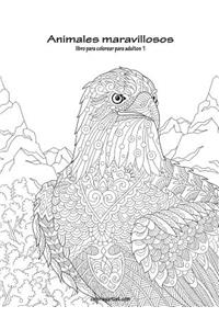 Animales maravillosos libro para colorear para adultos 1