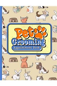 Pet Grooming Appointment Book