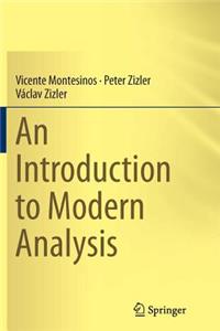 Introduction to Modern Analysis