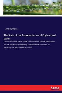State of the Representation of England and Wales