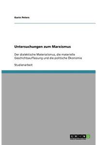 Untersuchungen zum Marxismus