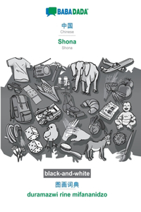 Chinese (in chinese script) - Shona, visual dictionary, BW
