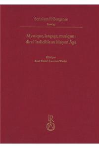 Mystique, Langage, Musique