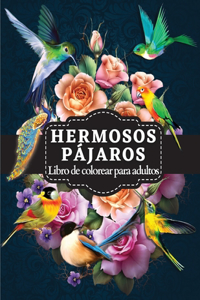 Hermosos Pájaros Libro de Colorear para Adultos