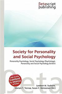 Society for Personality and Social Psychology