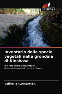 Inventario delle specie vegetali nelle grondaie di Kinshasa