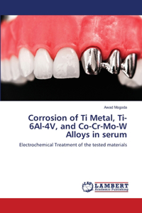 Corrosion of Ti Metal, Ti-6Al-4V, and Co-Cr-Mo-W Alloys in serum