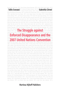 The Struggle against Enforced Disappearance and the 2007 United Nations Convention
