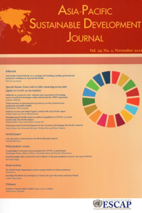 Asia-Pacific Sustainable Development Journal 2022, Issue No. 2