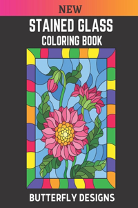 New Stained Glass Coloring Book