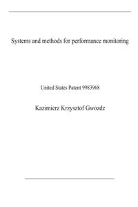 Systems and methods for performance monitoring