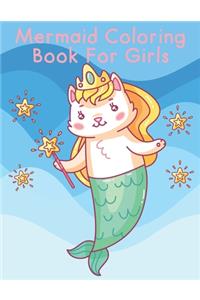 Mermaid Coloring Book For Girls