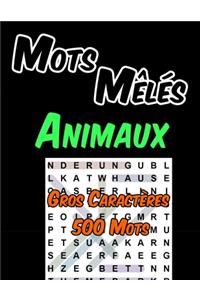 Mots Meles Animaux Gros Caractères 500 Mots