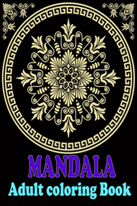 Mandala adult coloring book