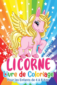Licorne livre de coloriage Pour les Enfants