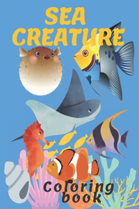 Sea Creature Coloring Book