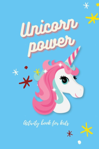 Activity Book For Kids Unicorn power