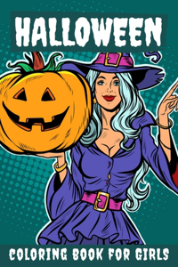 Halloween Coloring Book for Girls