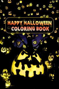 Happy Halloween Coloring Book