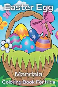 Easter Egg Mandala Coloring Book For Kids