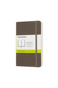 Moleskine Earth Brown Notebook Pocket Plain Soft