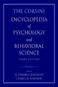 The Corsini Encyclopedia Of Psychology And Behavioral Science, 3Rd Edition, 4 Volume Set