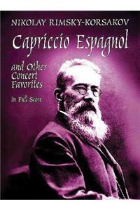 Capriccio Espagnol and Other Concert Favorites in Full Score