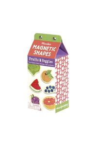 Fruits & Veggies Wooden Magnetic Shapes
