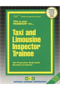 Taxi and Limousine Investigator Trainee