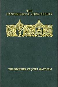 Register of John Waltham, Bishop of Salisbury 1388-1395