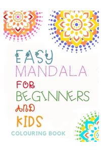 Easy Mandala for Beginners and Kids