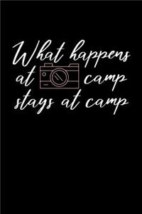 What Happens At Camp Stays At Camp
