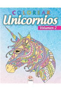 colorear unicornios 2