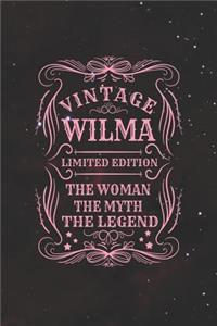 Vintage Wilma Limited Edition the Woman the Myth the Legend