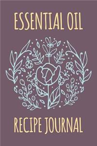 Essential oil recipe journal