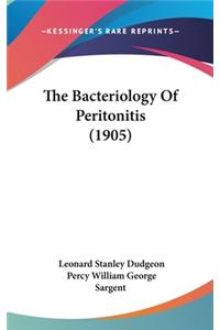 The Bacteriology of Peritonitis (1905)