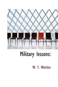 Military Lessons