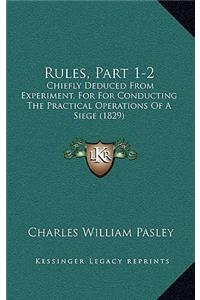 Rules, Part 1-2
