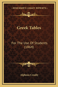 Greek Tables