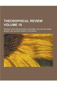 Theosophical Review Volume 18