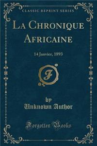 La Chronique Africaine