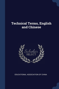 Technical Terms, English and Chinese