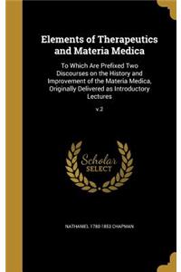 Elements of Therapeutics and Materia Medica