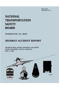 Highway/Rail Grade Crossing Collision Near Sycamore, South Carolina May 2, 1995