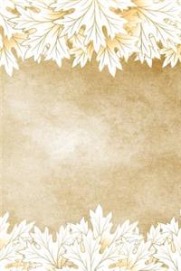 White Oak Leaves Notebook