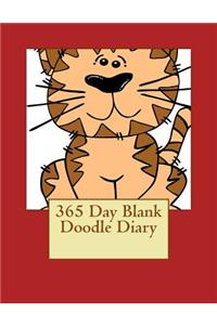 365 Day Blank Doodle Diary: Blank Unlined Journal